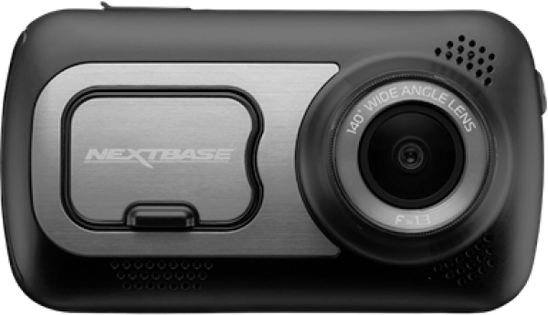 Close-up of the Nextbase 622GW 140-degree wide-angle f1.3 six-layer lens